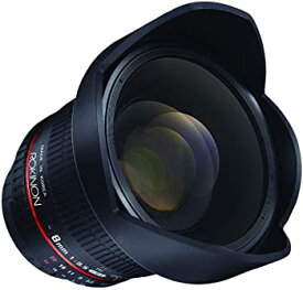 【中古】Rokinon hd8?m-nex 8?mm f / 3.5?HD魚眼レンズレンズwith Removable Hood for Sony e-mount DSLR