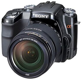 【中古】ソニー SONY デジタル一眼レフ α100高倍率ズームレンズキット DSLR-A100H ブラック