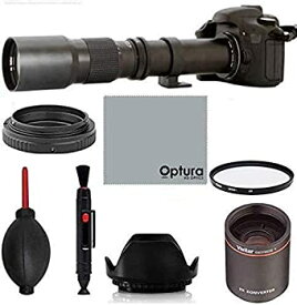 【中古】ハイパワー HD 8K 500mm/1000mm f/8 手動望遠レンズ Nikon D7500、D500、D600、D610、D700、D750、D800、D810、D850、D3100、D3200、D3300、D340