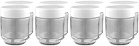 【中古】Euro Cuisine GY1920 Glass Jars for Yogurt Maker, Set of 8