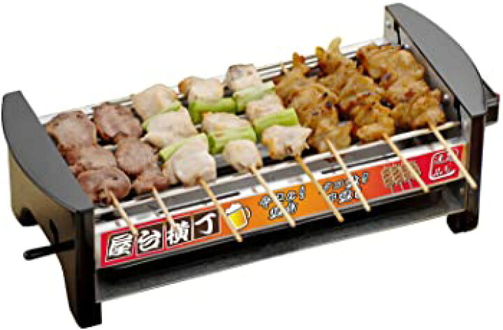 楽天市場】【中古】三ッ谷電機 屋台横丁 卓上焼き鳥 焼肉 たこ焼き器 