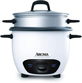 【中古】Aroma Housewares 6-Cup (Cooked) (3-Cup UNCOOKED) Pot Style Rice Cooker and Food Steamer (ARC-743-1NG) by Aroma Housewares