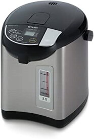 【中古】Tiger PDU-A30U-K Electric Water Boiler and Warmer, Stainless Black, 3.0-Liter by Tiger Corporation