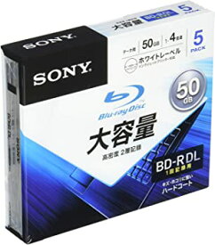 【中古】【39shop】ソニー★データ用ブルーレイディスク 5BNR2DCPS4(BD-R 2層:4倍速 5枚パック)（良い）
