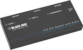 【中古】Black Box DVI-Dスプリッター オーディオとHDCP付き 1×2