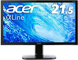 【中古】Acer モニター ディスプレイ AlphaLine 21.5インチ KA220HQbmidx フルHD TN HDMI DVI D-Sub スピーカー内蔵 ブルーライト軽減 VESA対応