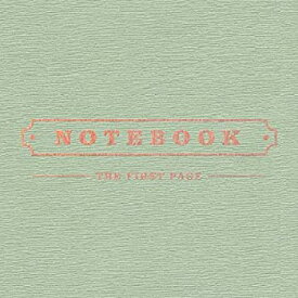 【中古】1stミニアルバム - Notebook (韓国盤)
