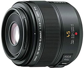 【中古】【未使用】Panasonic マイクロフォーサーズ用 ライカ DG MACRO-ELMARIT 45mm F2.8 ASPH. MEGA O.I.S 単焦点 マクロレンズ H-ES045