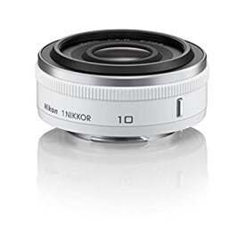 【中古】【未使用】Nikon 単焦点レンズ 1 NIKKOR 10mm f/2.8 ホワイト ニコンCXフォーマット専用