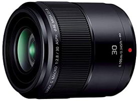 【中古】【未使用】パナソニック 単焦点 マクロレンズ マイクロフォーサーズ用 ルミックス G MACRO 30mm/ F2.8 ASPH. / MEGA O.I.S. H-HS030