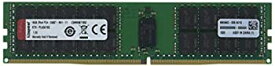 【中古】【未使用】Kingston - DDR4-16 GB - DIMM 288-pin - 2400 MHz / PC4-19200 - CL17-1.2 V - registered - ECC