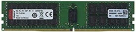 【中古】Kingston - DDR4-16 GB - DIMM 288-pin - 2400 MHz / PC4-19200 - CL17-1.2 V - registered - ECC