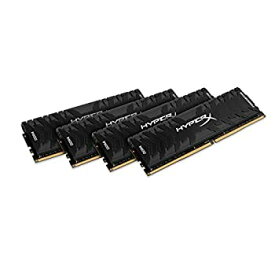 【中古】キングストン Kingston デスクトップPC用メモリ DDR4-2666 16GBx4枚 HyperX Predator CL13 1.35V HX426C13PB3K4/64 永久