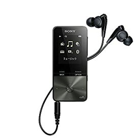 【中古】ソニー ウォークマン Sシリーズ 4GB NW-S313 : MP3プレーヤー Bluetooth対応 最大52時間連続再生 イヤホン付属 2017年モデル ブラック NW-S313 B