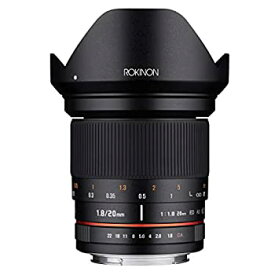 【中古】【未使用】Rokinon 20mm f/1.8 AS ED UMC 広角レンズ Fuji Xマウント交換可能レンズカメラ用
