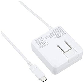 【中古】【未使用】エレコム 充電器 USB PD 15W Aポート×1 Type-Cケーブル 1.5m 【 iPhone / Android / タブレット 対応 】 ホワイトフェイス MPA-ACCFW154WF