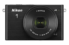 【中古】Nikon ミラーレス一眼 Nikon1 J4 標準パワーズームレンズキット ブラック J4HPLKBK