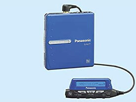 【中古】Panasonic　パナソニック　SJ-MJ77-A　ブルー　ポータブルMDプレーヤー　（MD再生専用機/MDウォークマン）