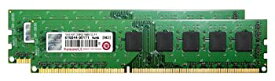 【中古】Transcend デスクトップPC用メモリ PC3-12800 DDR3 1600 16GB 1.5V 240pin DIMM Kit (8GB×2pcs) JM1600KLH-16GK