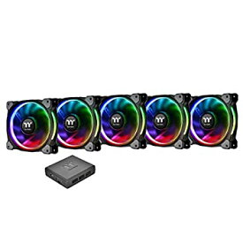 【中古】【未使用】Thermaltake Riing Plus 12 RGB Radiator Fan TT Premium Edition -5Pack- ケースファン FN1088CL-F054-PL12SW-A