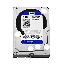 【中古】WD Blue 6TB Desktop Hard Disk Drive - 5400 RPM SATA 6 Gb/s 64MB Cache 3.5 Inch - WD60EZRZ [並行輸入品]