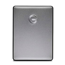 【中古】G-Technology ポータブルHDD 2TB スぺースグレイ G-DRIVE Mobile USB-C 3 0G10317