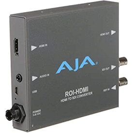 【中古】AJA ROI-HDMI HDMI - 3G-SDI ミニコンバーター 対象地域 (ROI) スケーリング ダイレクトHDMIループスルー付き