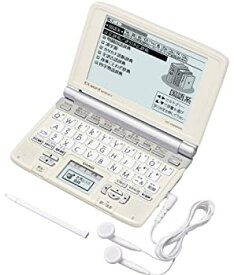 【中古】CASIO Ex-word 電子辞書 XD-SW6500BG-CA スペシャルカラーベージュ 本革ケースセット特別限定モデル