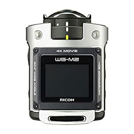 【中古】【未使用】RICOH 防水アクションカメラ WG-M2 シルバー 4K動画 超広角204度 ハウジング不要 防水20m 耐衝撃2m 03813