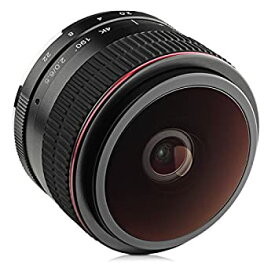 【中古】【未使用】Opteka 6.5mm f/2 HD MC マニュアルフォーカス 魚眼レンズ Fuji X Mount APS-C デジタルカメラ用