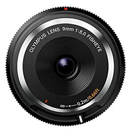 【中古】【未使用】OLYMPUS ミラーレス一眼 9mm f8 フィッシュアイ ボディキャップレンズ ブラック BCL-0980 BLK