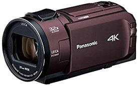 【中古】【未使用】パナソニック 4K ビデオカメラ WX2M 64GB ワイプ撮り 光学24倍ズーム カカオブラウン HC-WX2M-T