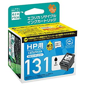 【中古】【未使用】エコリカ リサイクルインクカートリッジ HP ブラック hp131(C8765HJ) ECI-HP131B-V