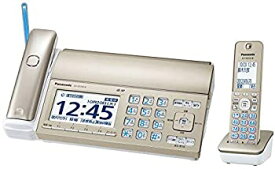 【中古】【未使用】パナソニック おたっくす デジタルコードレスFAX 子機1台付き 迷惑電話対策機能搭載 シャンパンゴールド KX-PZ720DL-N