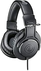 【中古】audio-technica プロフェッショナルモニターヘッドホン ATH-M20x スタジオレコーディング / 楽器練習 / ミキシング / DJ / ゲーム ブラック