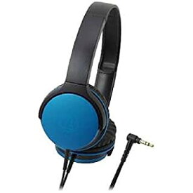 【中古】audio-technica SoundReality ポータブルオンイヤーヘッドホン ターコイブルー ATH-AR1 BL