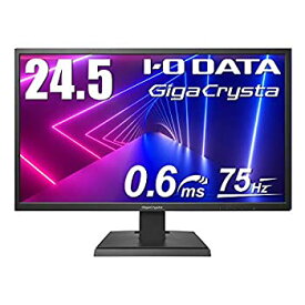 【中古】I-O DATA ゲーミングモニター 24.5インチ(75Hz) GigaCrysta PS4 FPS向き 0.6ms(GTG) FreeSync TN HDMI×2 DP EX-LDGC252STB