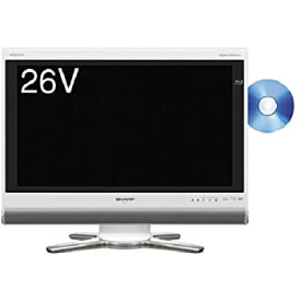 【中古】シャープ 26V型 液晶 テレビ AQUOS LC-26DX1-W ハイビジョン ブルーレイレコーダー内蔵 2008年モデル