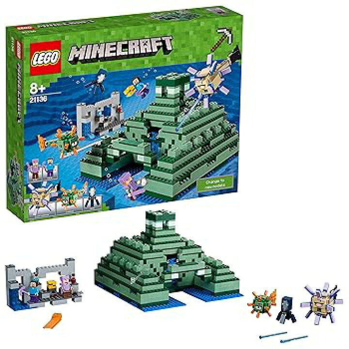 楽天市場】【中古】レゴLEGOマインクラフト 海底遺跡 21136 : アトリエ 