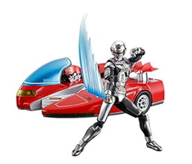 【中古】BANDAI SPIRITSバンダイ スピリッツ 超合金 宇宙刑事ギャバン&サイバリアン 約100mm&約140mm ダイキャスト&ABS製 塗装済み可動フィギュア