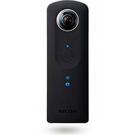 【中古】【39shop】RICOH★THETA S ブラック 360度全天球カメラ 360° Full HD 30fps フルハイビジョン動画 25分間連続撮影可能 精度の高い自然なスティッチング HDR（良い）