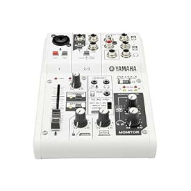 【中古】【39shop】ヤマハ★YAMAHA ウェブキャスティングミキサー オーディオインターフェース 3チャンネル AG03 インターネット配信に便利な機能 音楽制作アプリケ（良い）