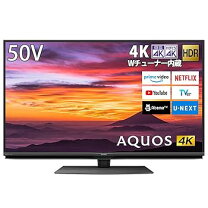 楽天市場】シャープ sharp 4t-c50bn1 4k液晶テレビ aquos [50v型の通販