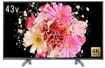 楽天市場】パナソニック ビエラ 43インチ（画面サイズ（テレビ）40 
