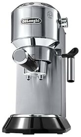 【中古】デロンギDeLonghi エスプレッソ・カプチーノメーカー ブラック×シルバー 1L EC680M