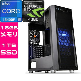 【新品】【国内生産】ゲーミングPC カスタム BTO RTX4060 intel 14世代 core i5 14400F SSD 1TB 16GB デスクトップパソコン