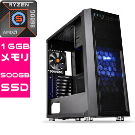 【新品】【 国内生産】ゲーミングPC デスクトップパソコン Ryzen5 8600G 16GB 500GB カスタムBTO