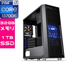 【新品】【国内生産】13世代 Core i7 ゲーミングPC カスタム BTO デスクトップ 13700K 32GB 1TB