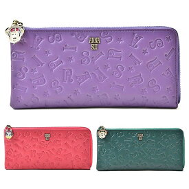 アナスイ ANNA SUI 財布 長財布 Disney DISCO! L字ファスナー長財布 レディース 本革 316960 ミッキー ミニー デイジー