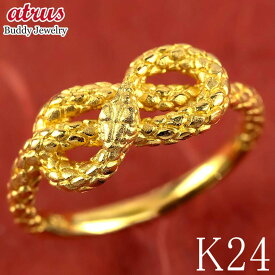 ヘビ 蛇 純金 リング 指輪 ピンキーリング レディース 24金 インフィニティ 無限 永遠 2025年 干支 巳年 縁起物 お守り ウロボロス スネーク 24k ゴールド 婚約指輪 エンゲージリング 人気 ジュエリー おしゃれ 誕生日 プレゼント 記念日 贈り物 普段 使い